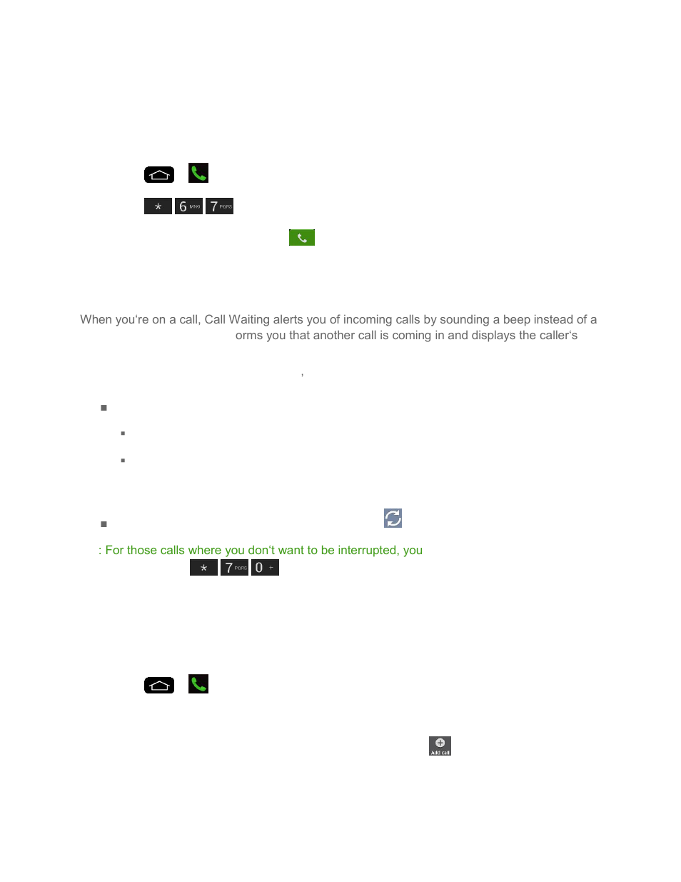 Caller id, Call waiting, Way calling | LG LGLS995 User Manual | Page 65 / 218