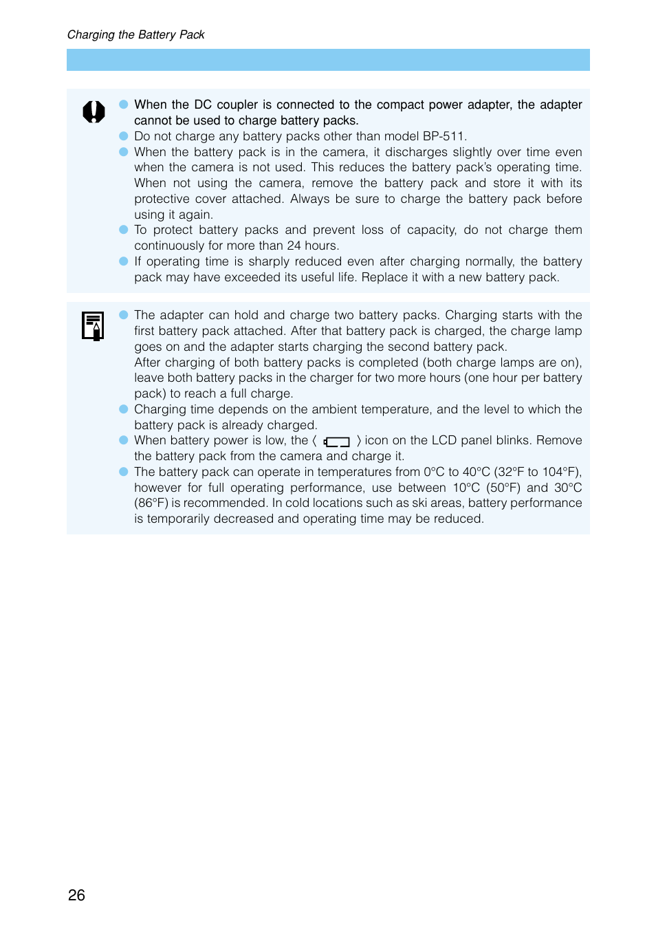 Canon EOS D30 User Manual | Page 26 / 152
