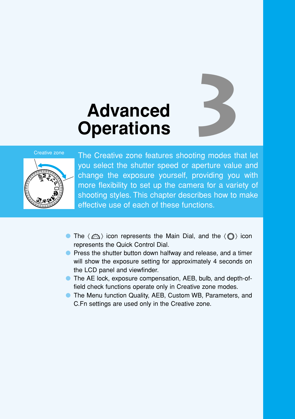 Advanced operations | Canon EOS D30 User Manual | Page 53 / 152