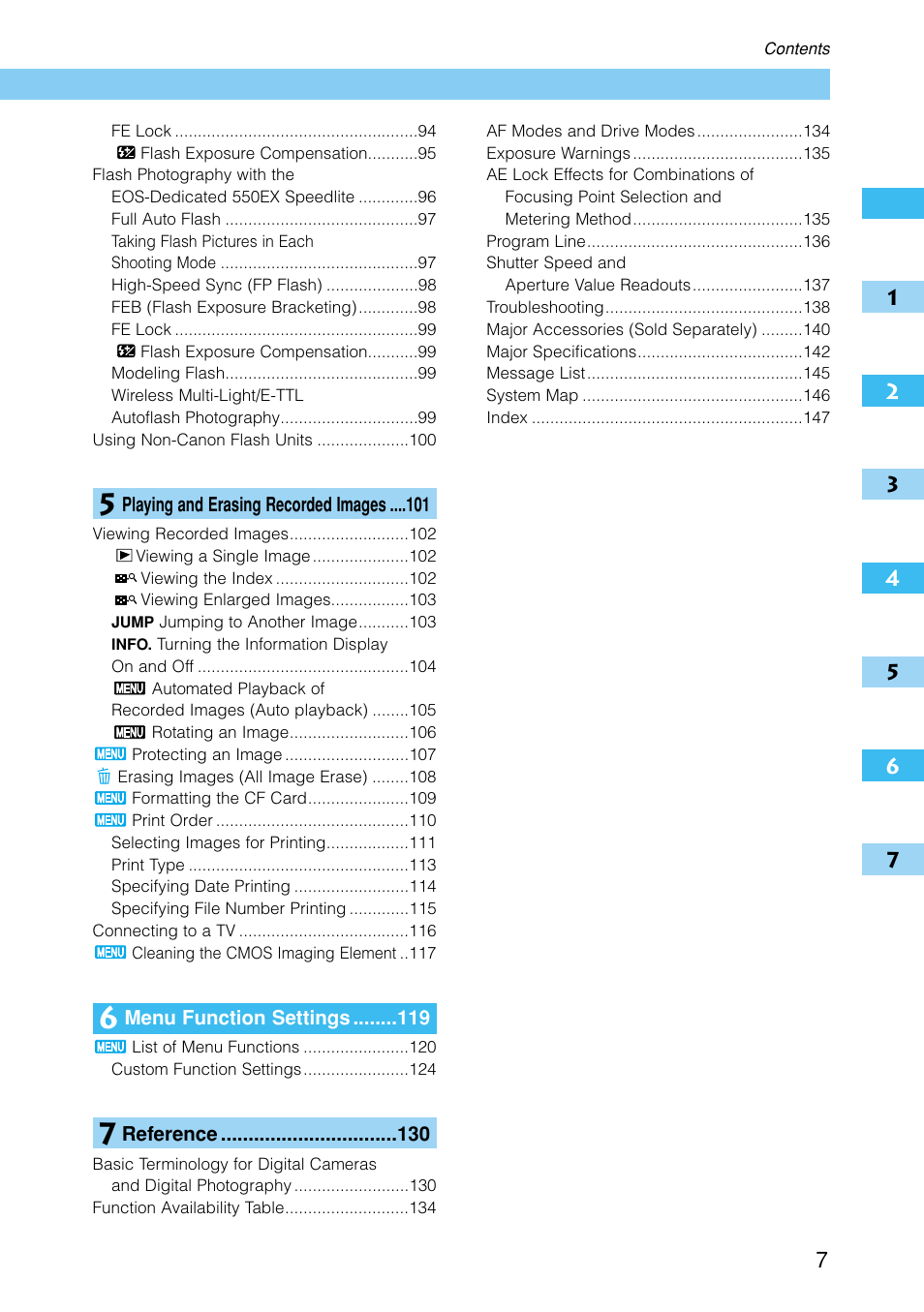 Canon EOS D30 User Manual | Page 7 / 152