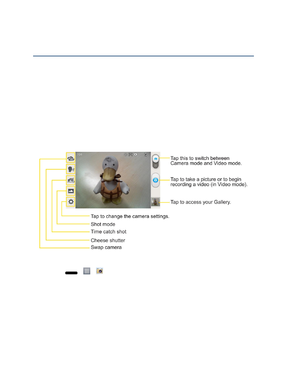 Camera and video, Take pictures | LG LS720 User Manual | Page 127 / 192