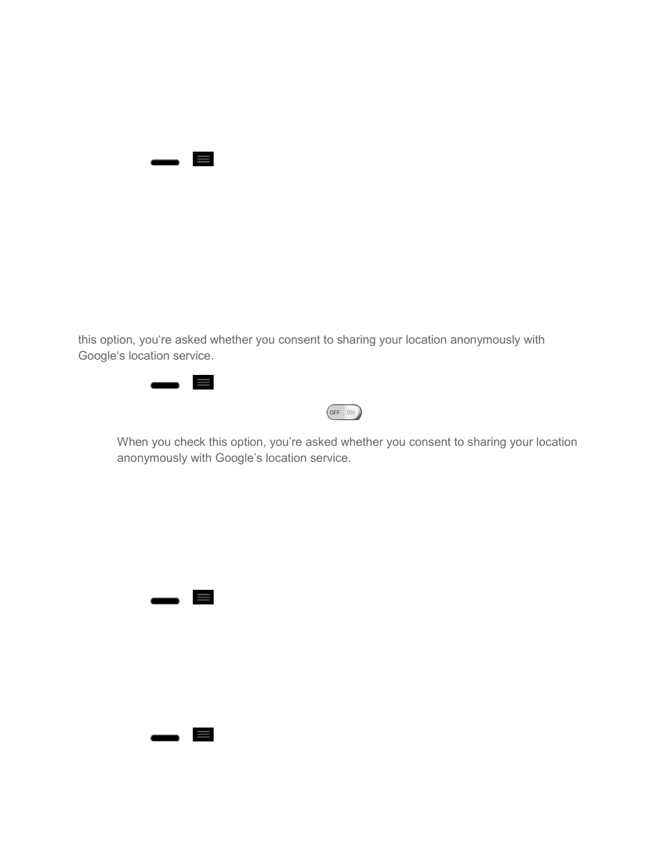 Location access, Gps satellites | LG LS720 User Manual | Page 181 / 192