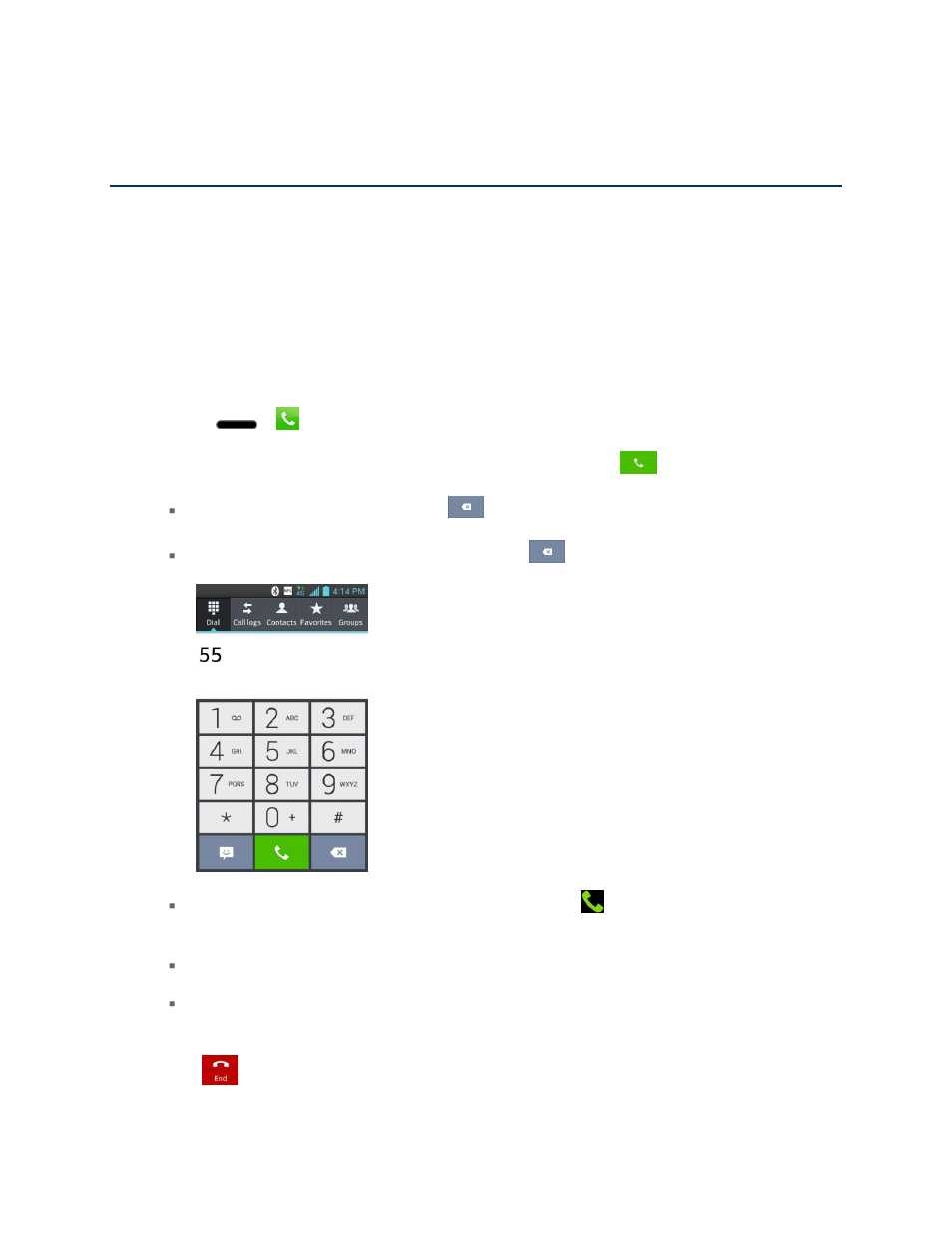 Phone calls, Make phone calls, Call using the phone dialer | LG LS720 User Manual | Page 50 / 192