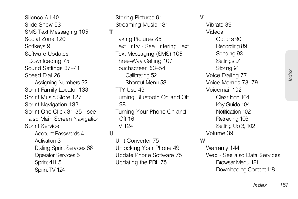 LG LGLX610 User Manual | Page 163 / 164