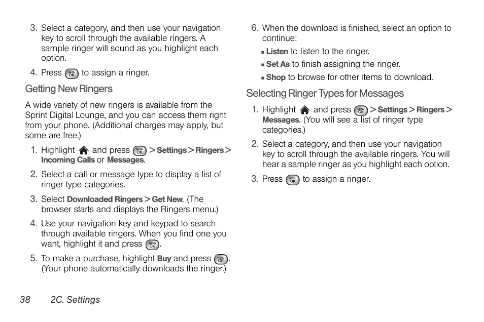 LG LGLX610 User Manual | Page 50 / 164