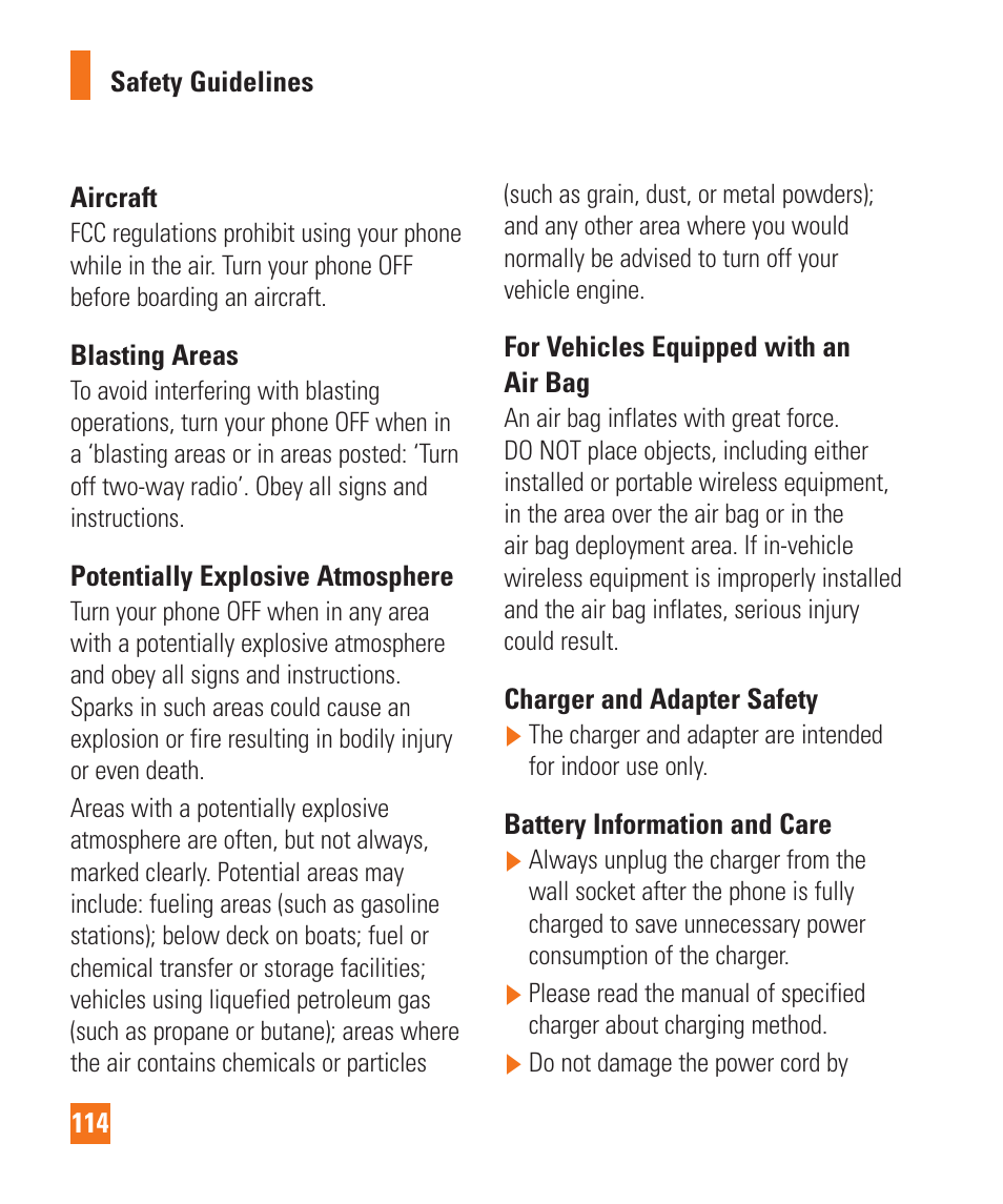 LG D800 User Manual | Page 114 / 133