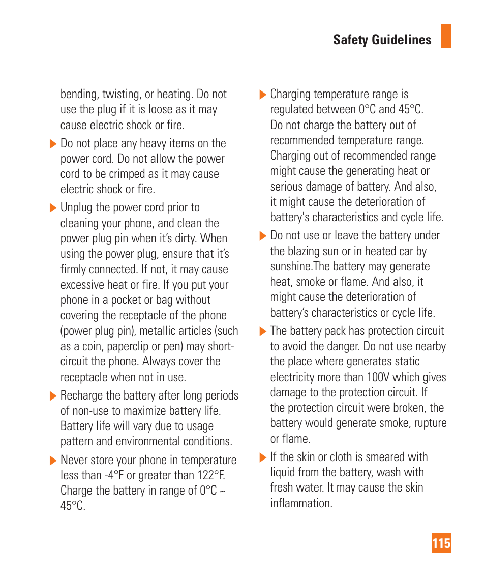 LG D800 User Manual | Page 115 / 133