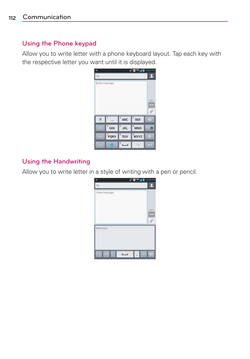 LG VS950 User Manual | Page 114 / 209