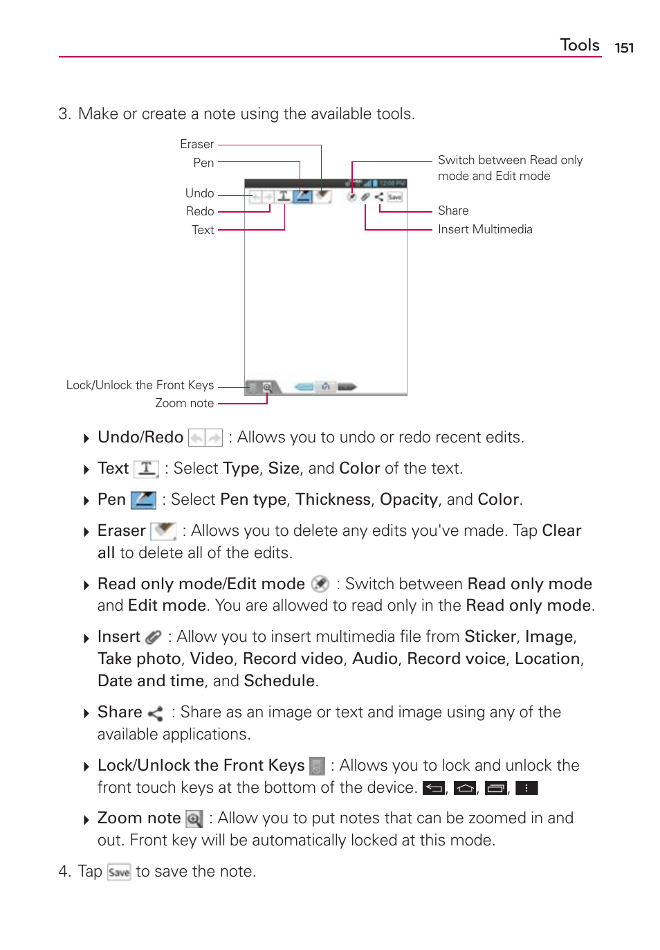 Tools | LG VS950 User Manual | Page 153 / 209