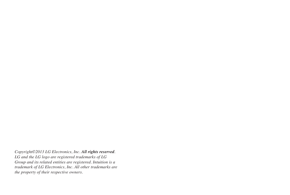 LG VS950 User Manual | Page 2 / 209
