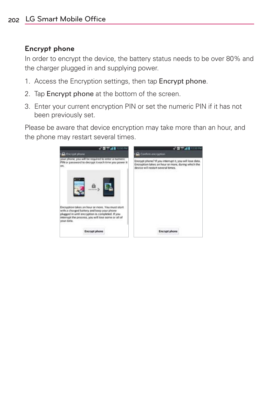 LG VS950 User Manual | Page 204 / 209