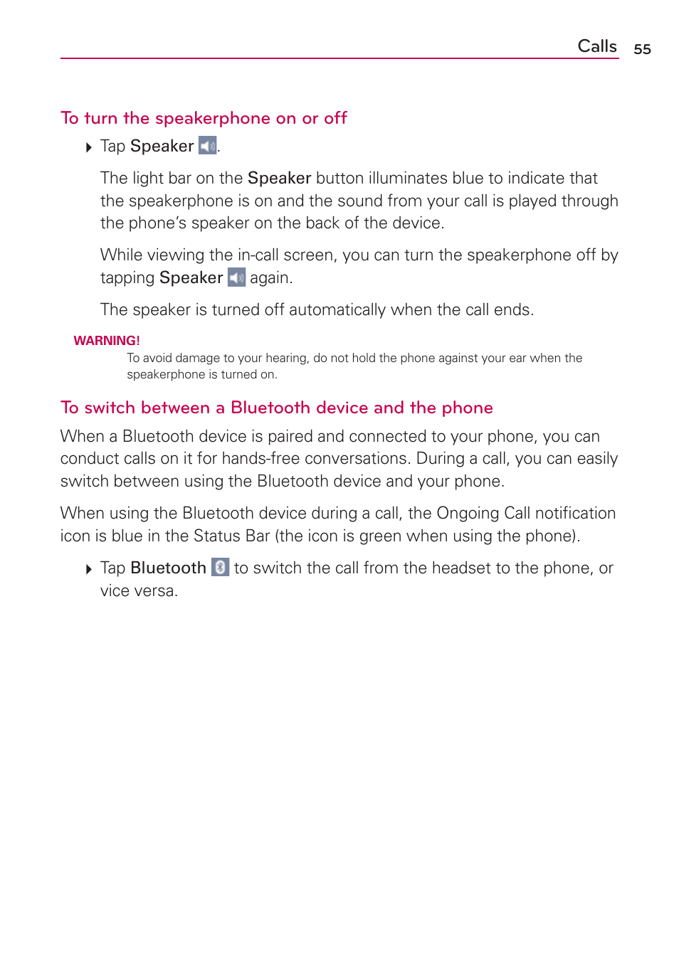 LG VS950 User Manual | Page 57 / 209