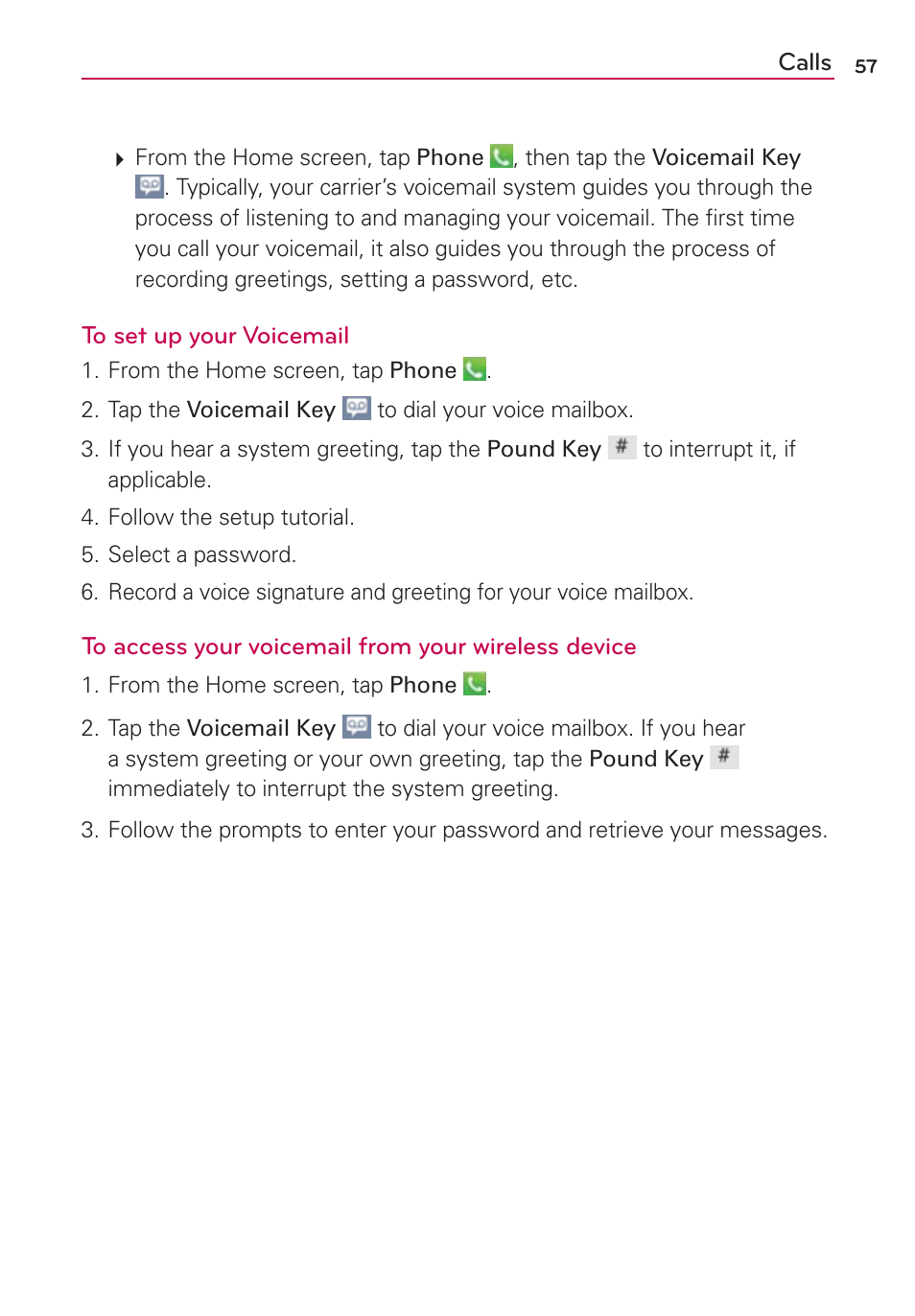 LG VS950 User Manual | Page 59 / 209