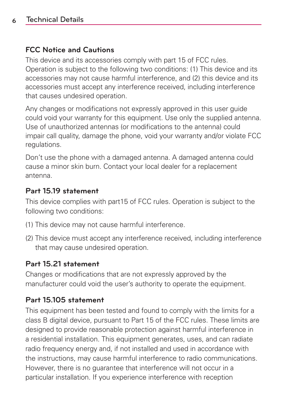 LG VS950 User Manual | Page 8 / 209