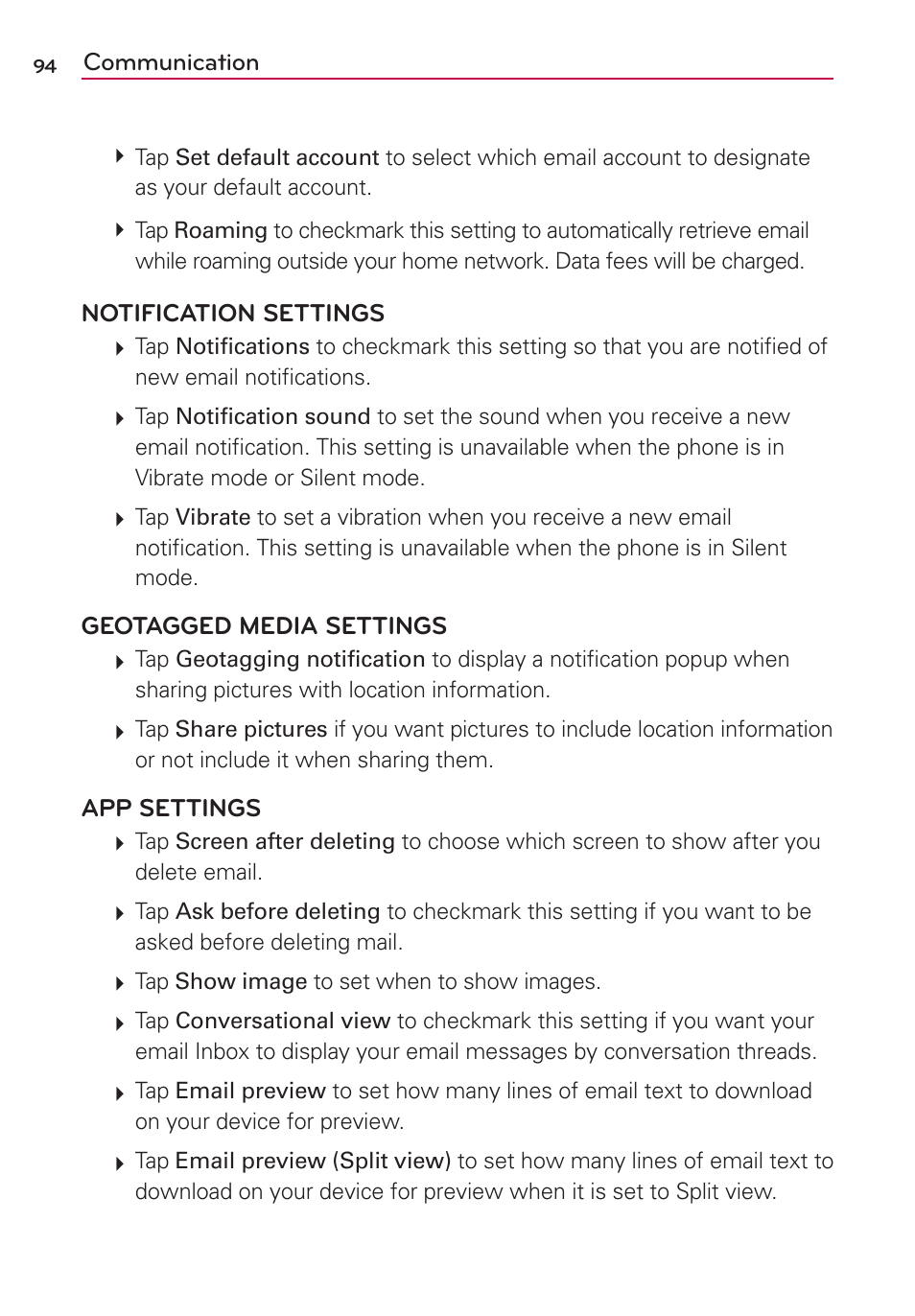 LG VS950 User Manual | Page 96 / 209