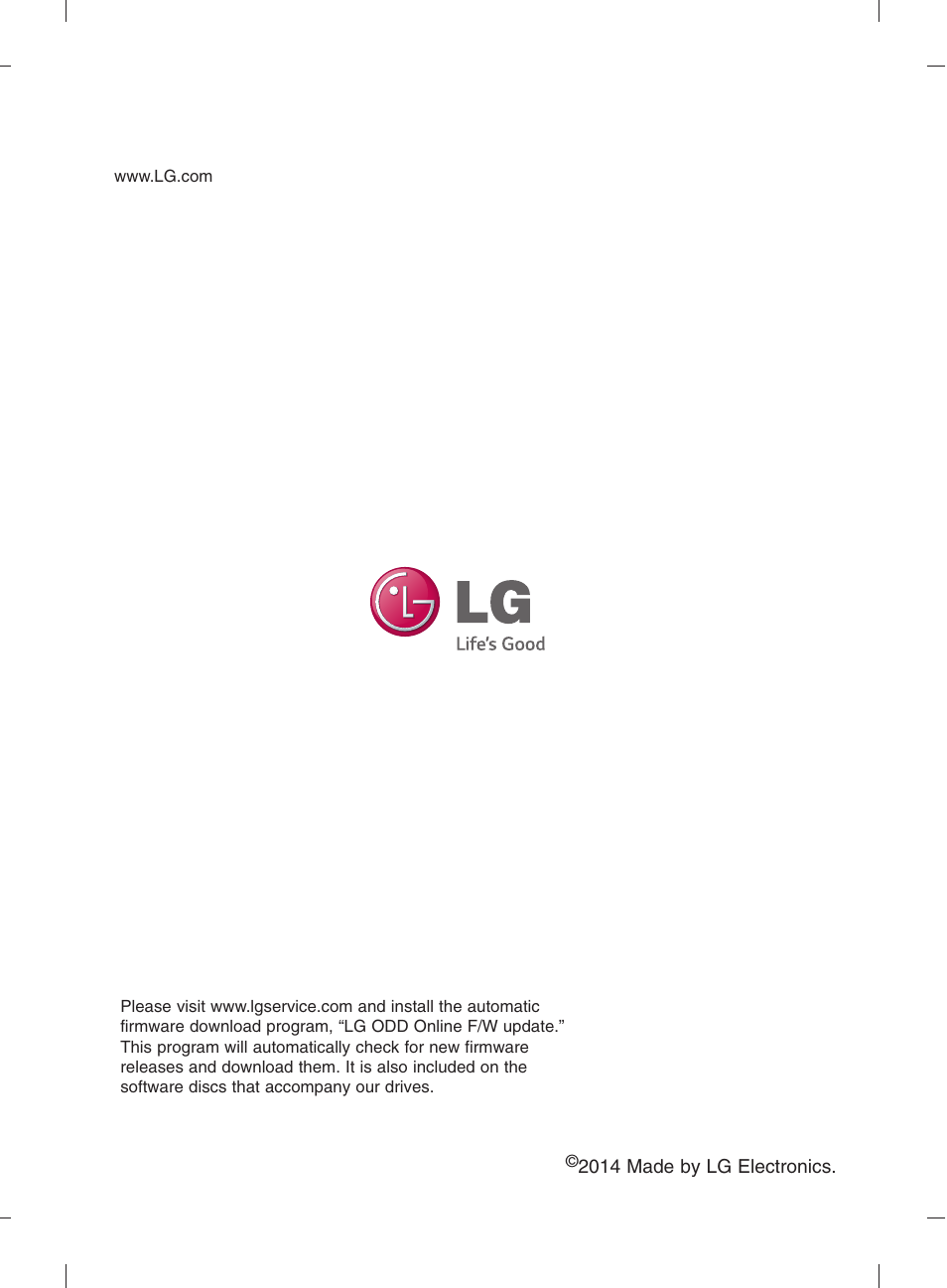 LG WH16NS40 User Manual | Page 16 / 16