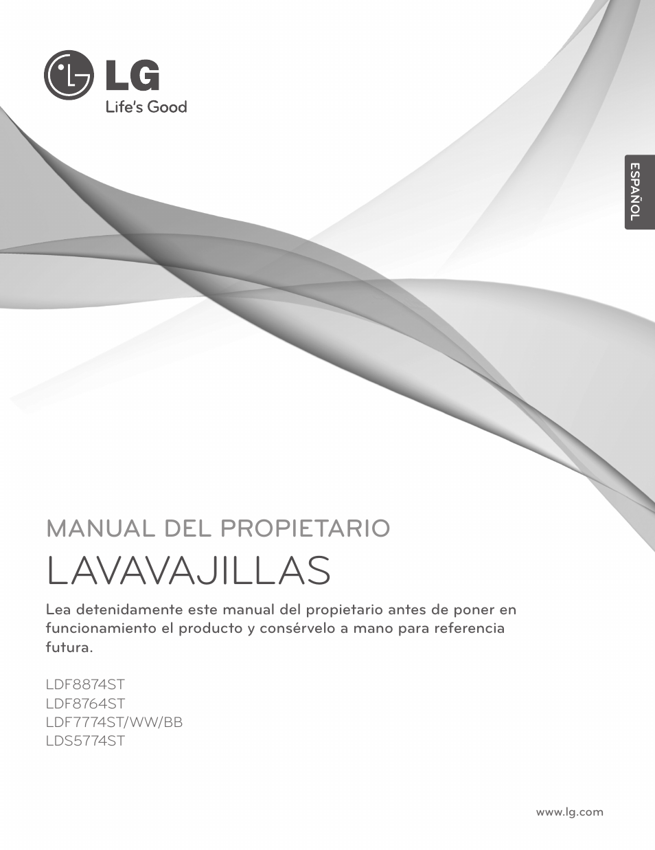 Lavavajillas, Manual del propietario | LG LDF7774WW User Manual | Page 33 / 100