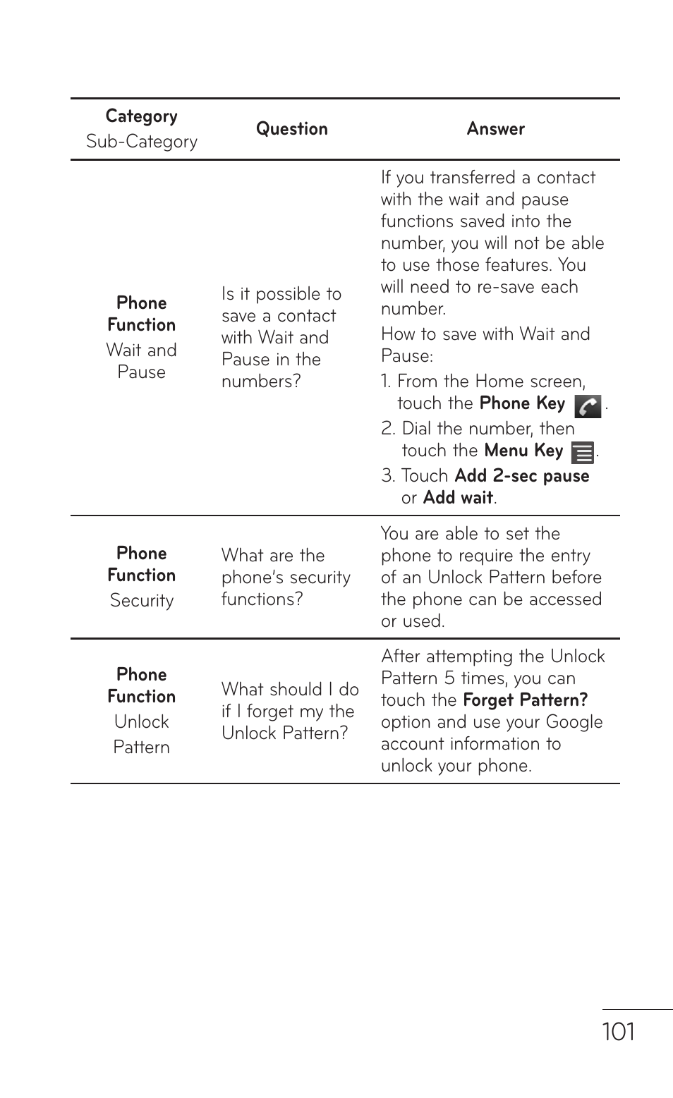 LG LGE739BK User Manual | Page 101 / 312