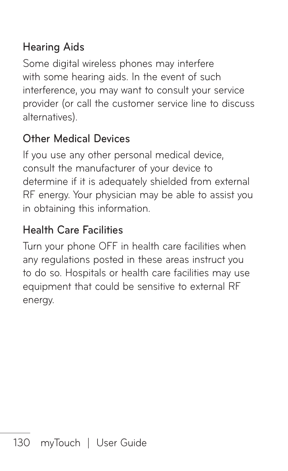 LG LGE739BK User Manual | Page 130 / 312