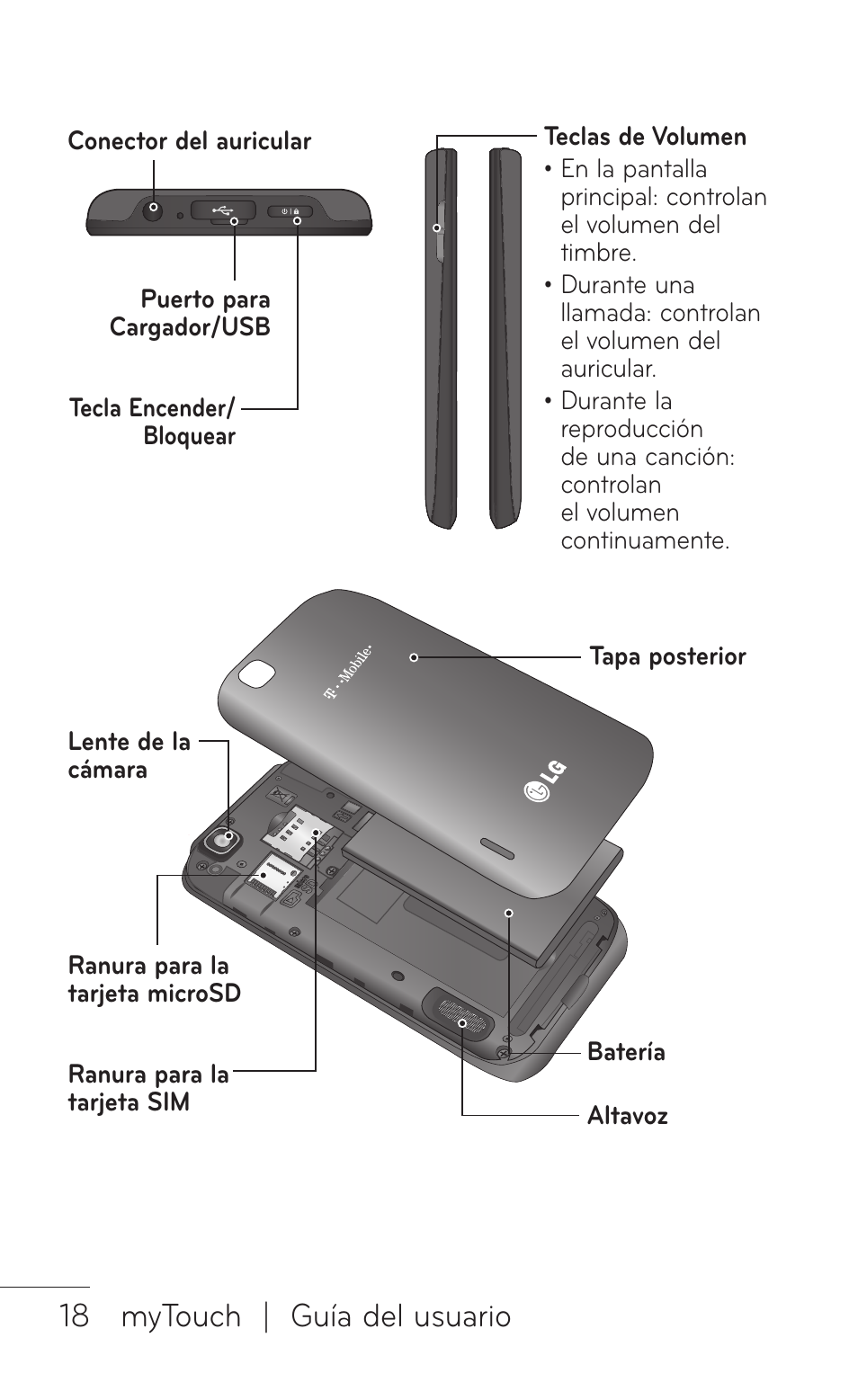 18 mytouch | guía del usuario | LG LGE739BK User Manual | Page 166 / 312