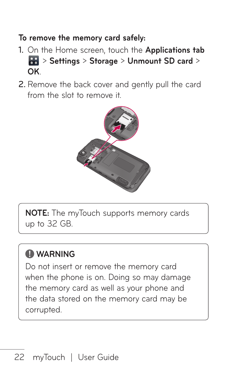 LG LGE739BK User Manual | Page 22 / 312