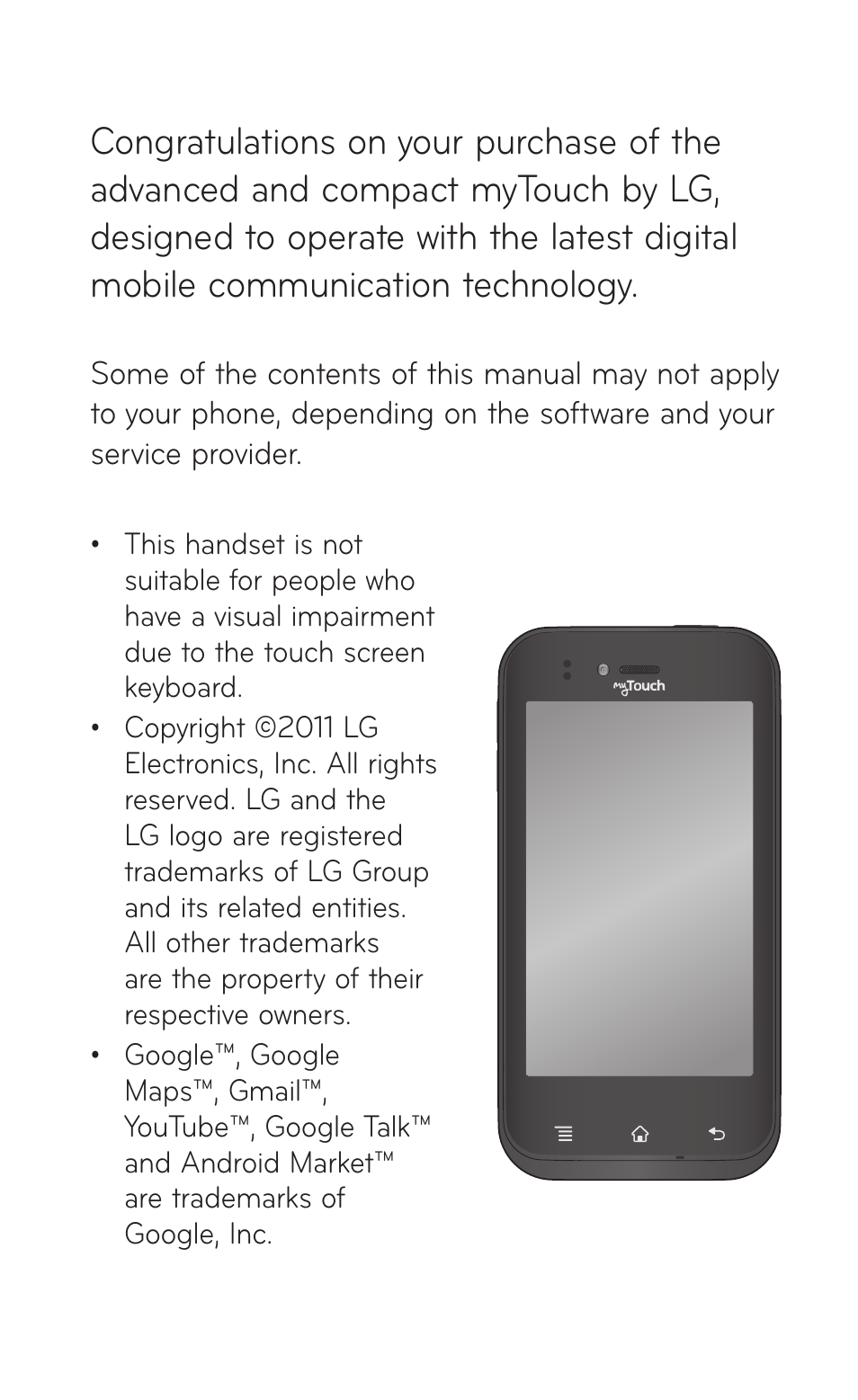 LG LGE739BK User Manual | Page 3 / 312