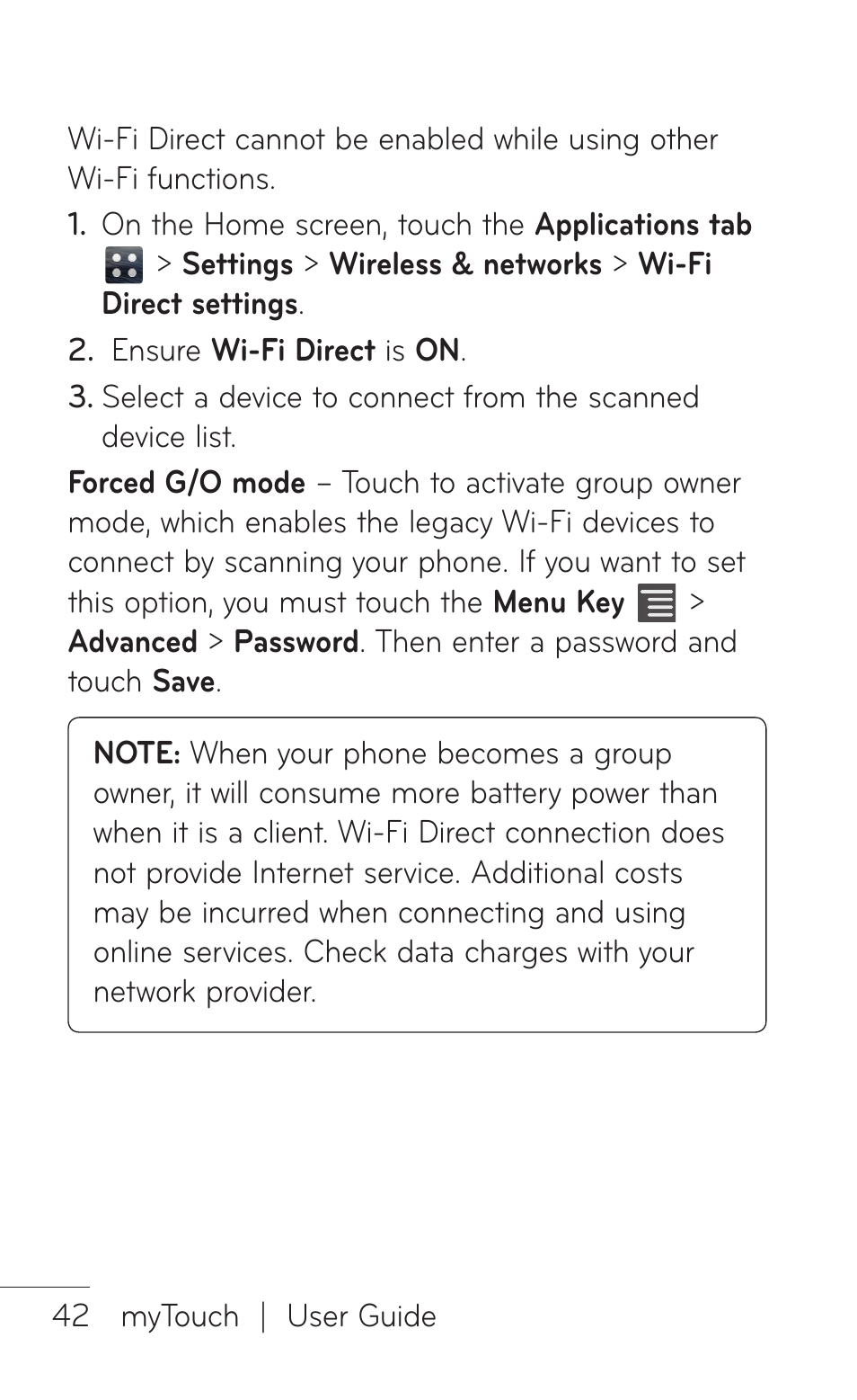 LG LGE739BK User Manual | Page 42 / 312