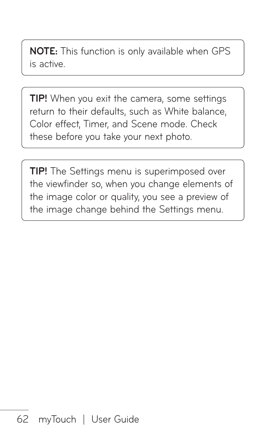 LG LGE739BK User Manual | Page 62 / 312