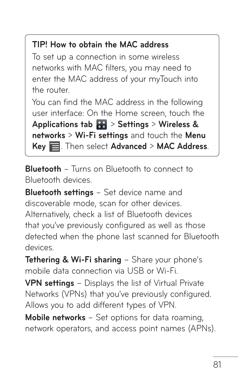 LG LGE739BK User Manual | Page 81 / 312