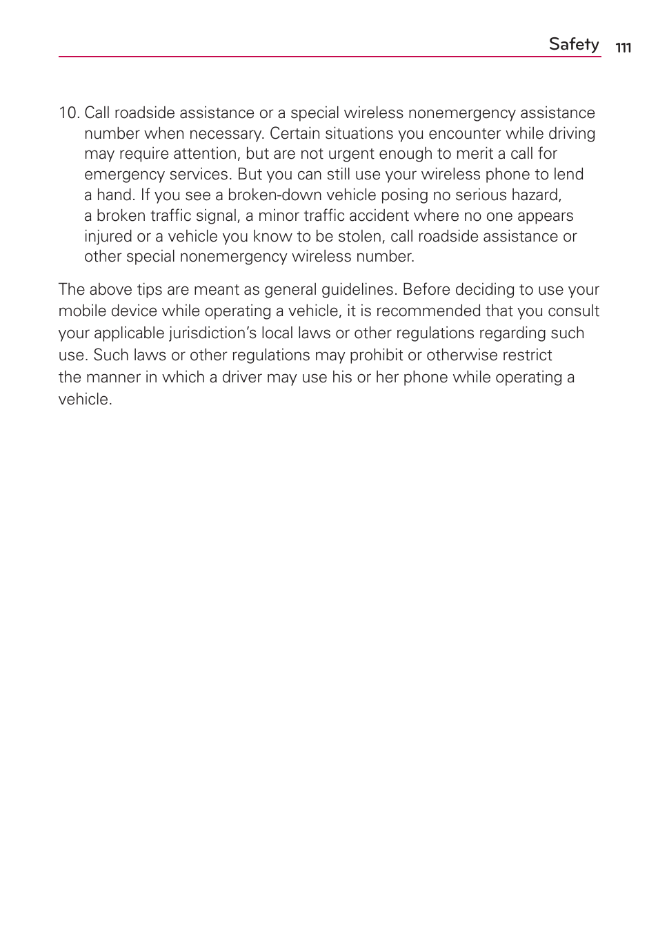 LG US780 User Manual | Page 111 / 117
