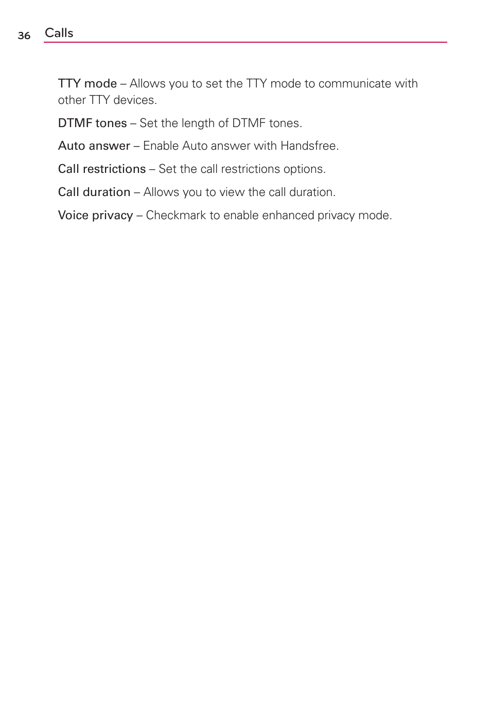 LG US780 User Manual | Page 36 / 117