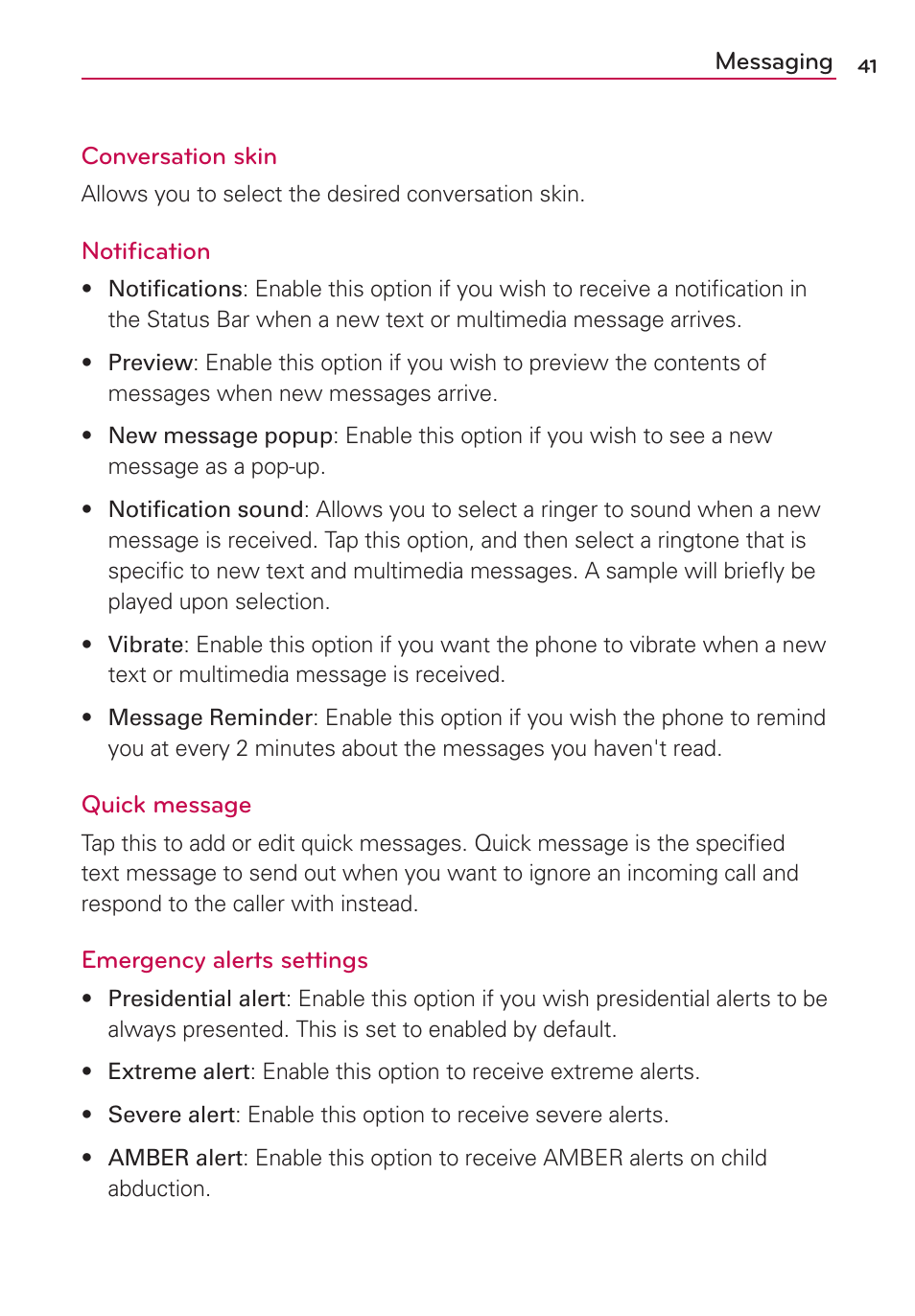 LG US780 User Manual | Page 41 / 117