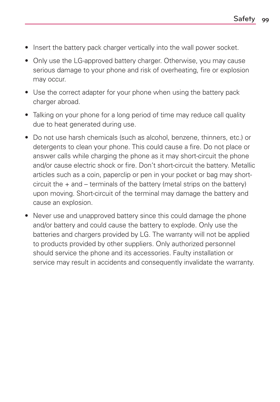 LG US780 User Manual | Page 99 / 117