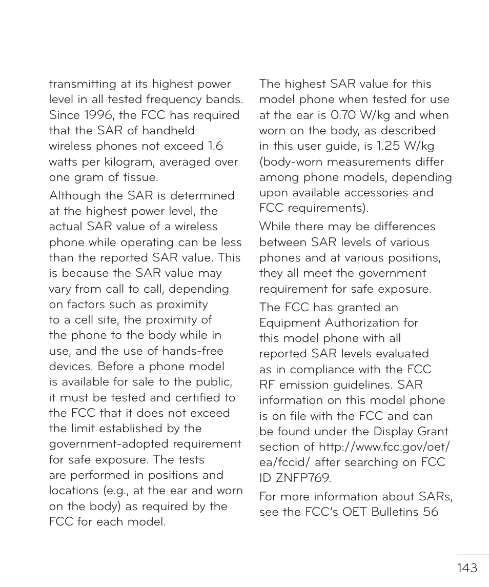 LG LGP769BK User Manual | Page 145 / 167