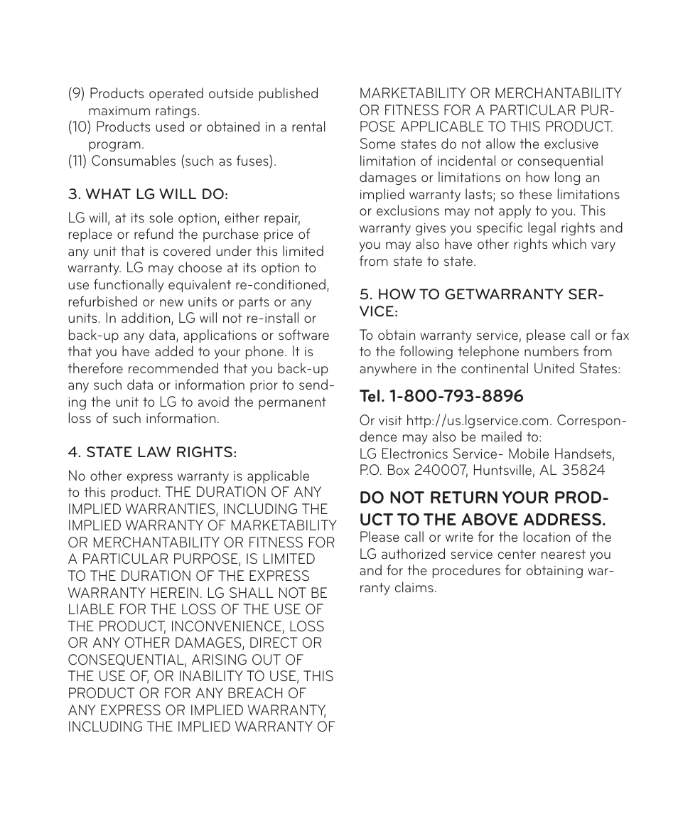 LG LGP769BK User Manual | Page 167 / 167