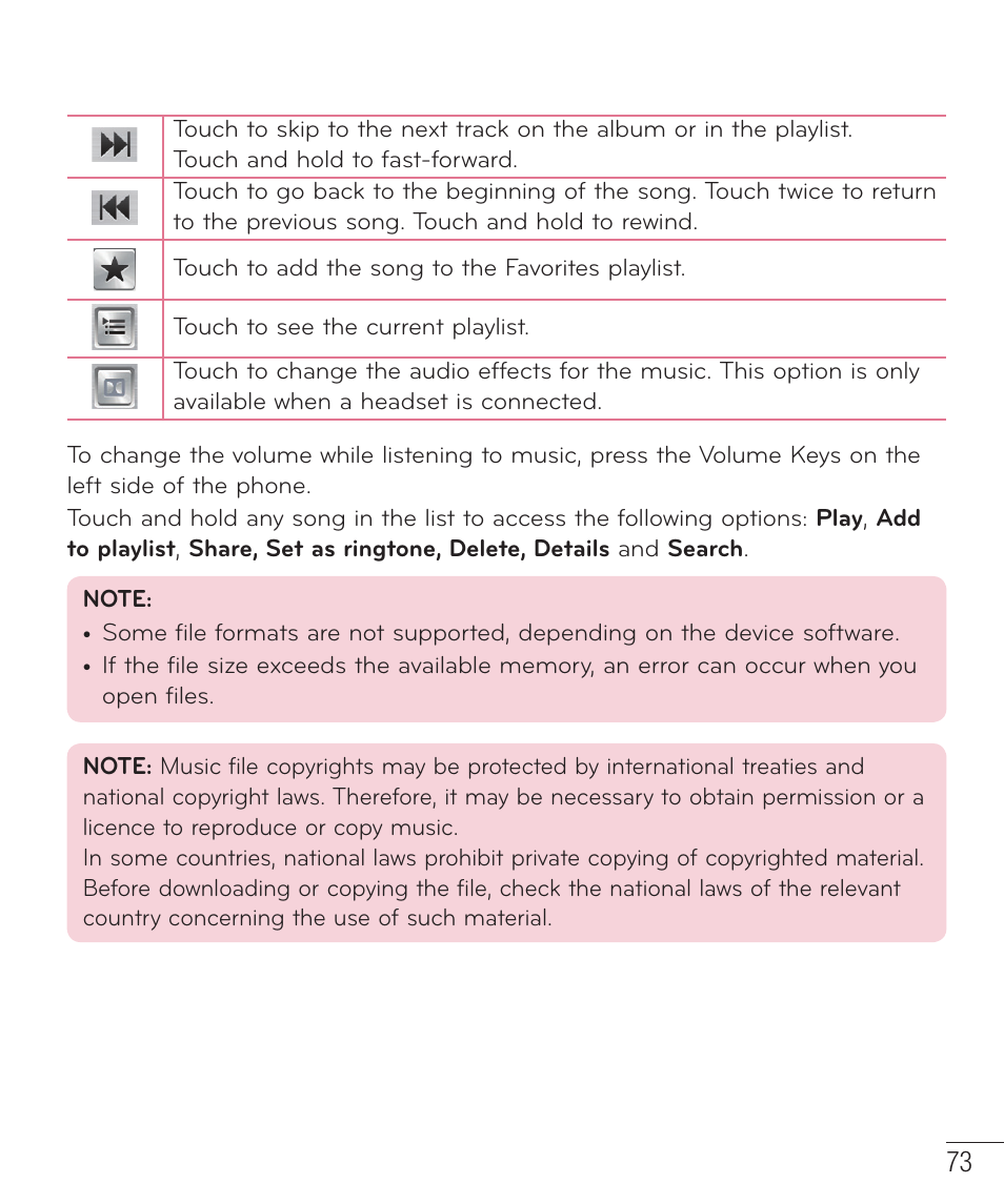 LG D520 User Manual | Page 75 / 139