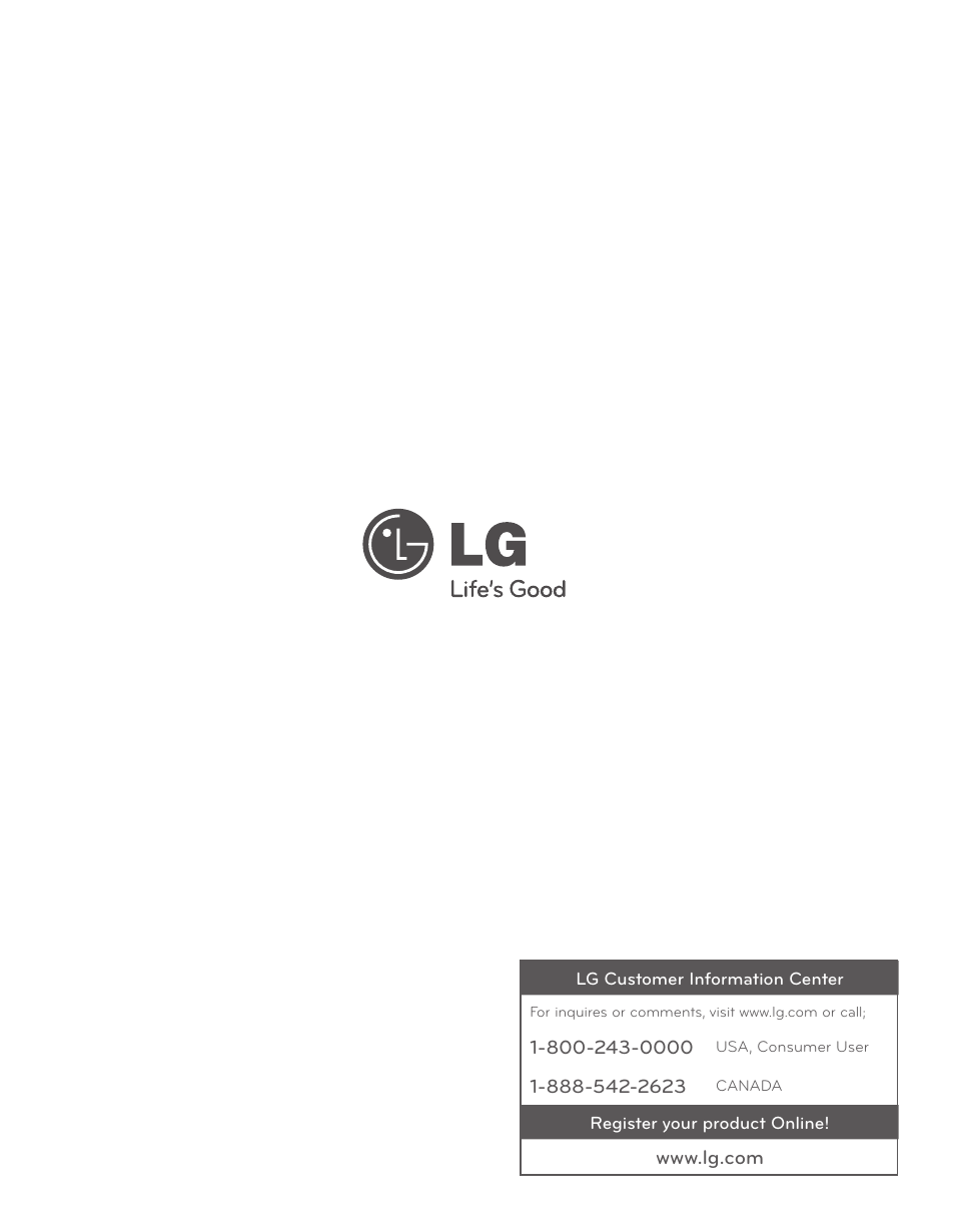 LG LDS5040BB User Manual | Page 80 / 80