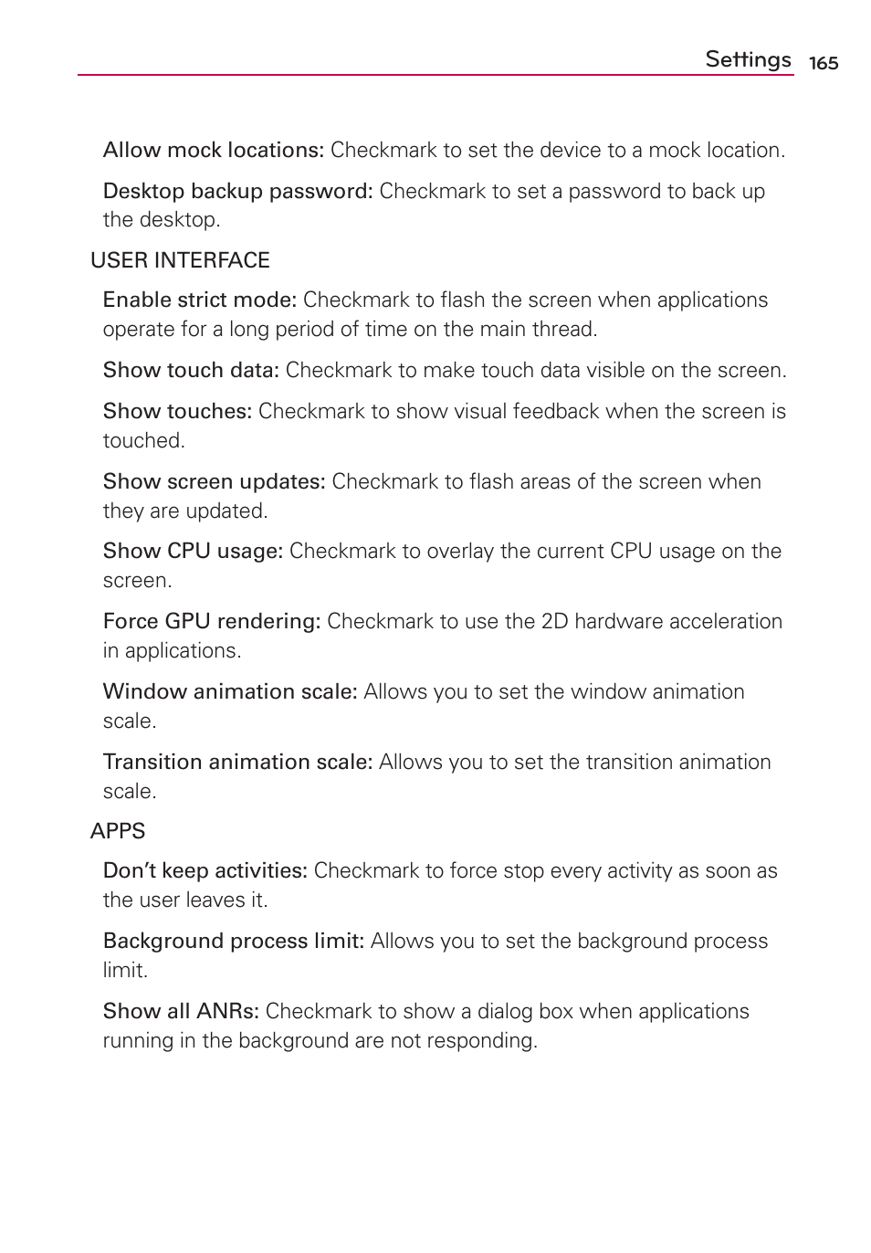 LG LGMS870 User Manual | Page 167 / 210