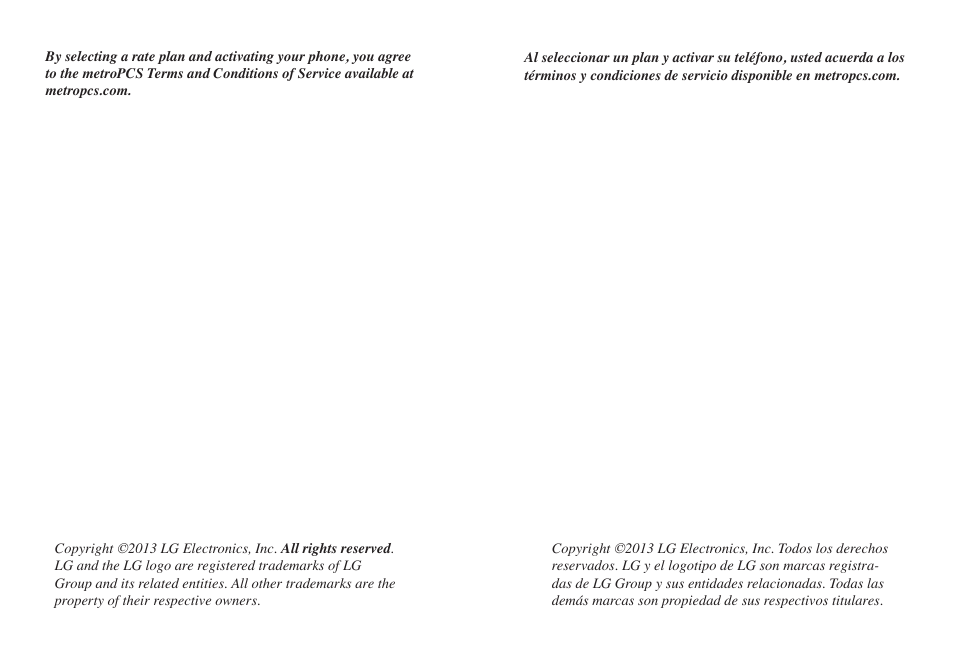 LG LGMS870 User Manual | Page 2 / 210