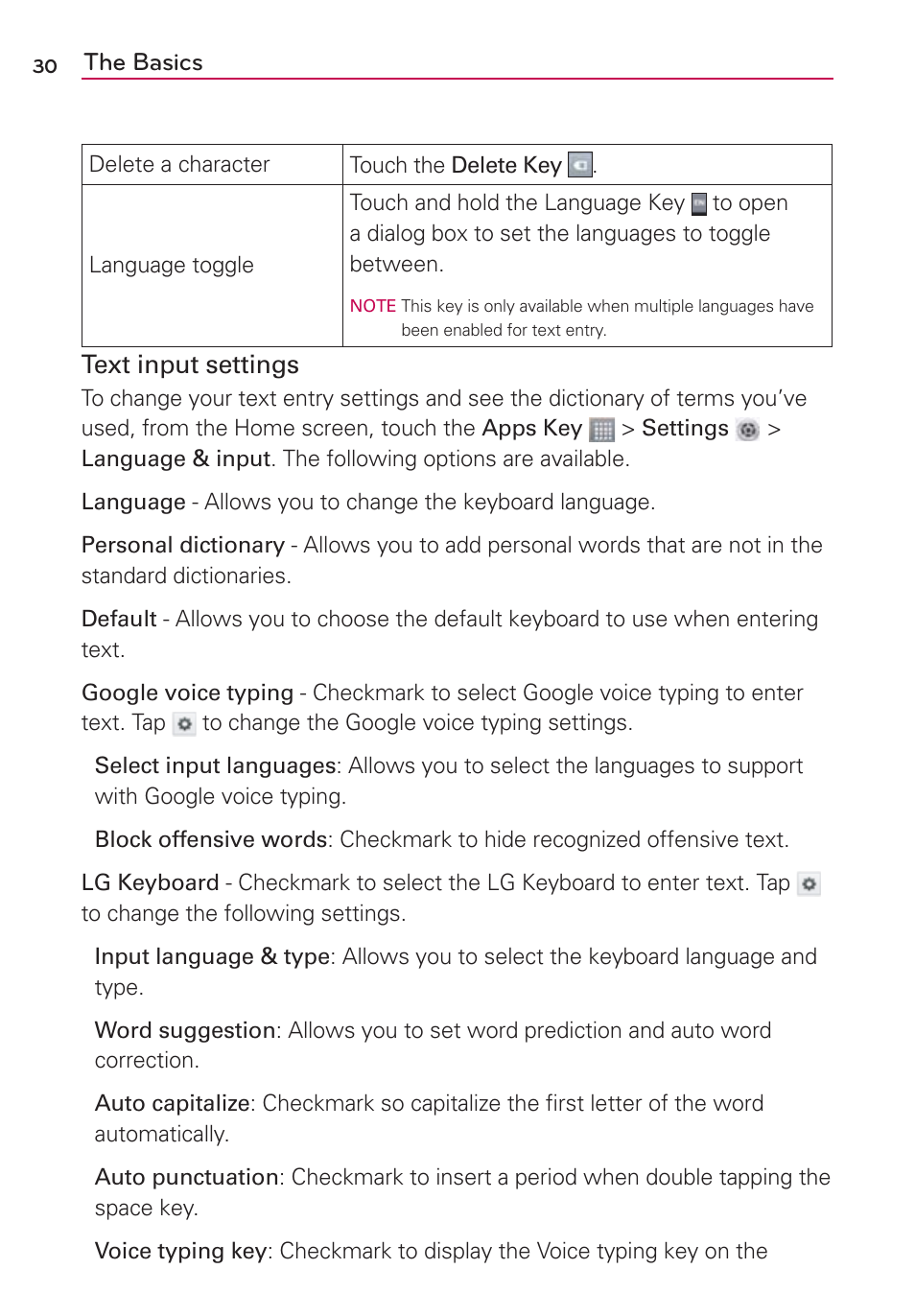 LG LGMS870 User Manual | Page 32 / 210