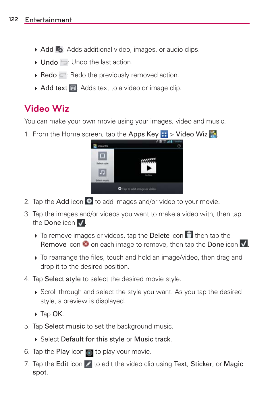 Video wiz | LG LGVS870 User Manual | Page 124 / 223