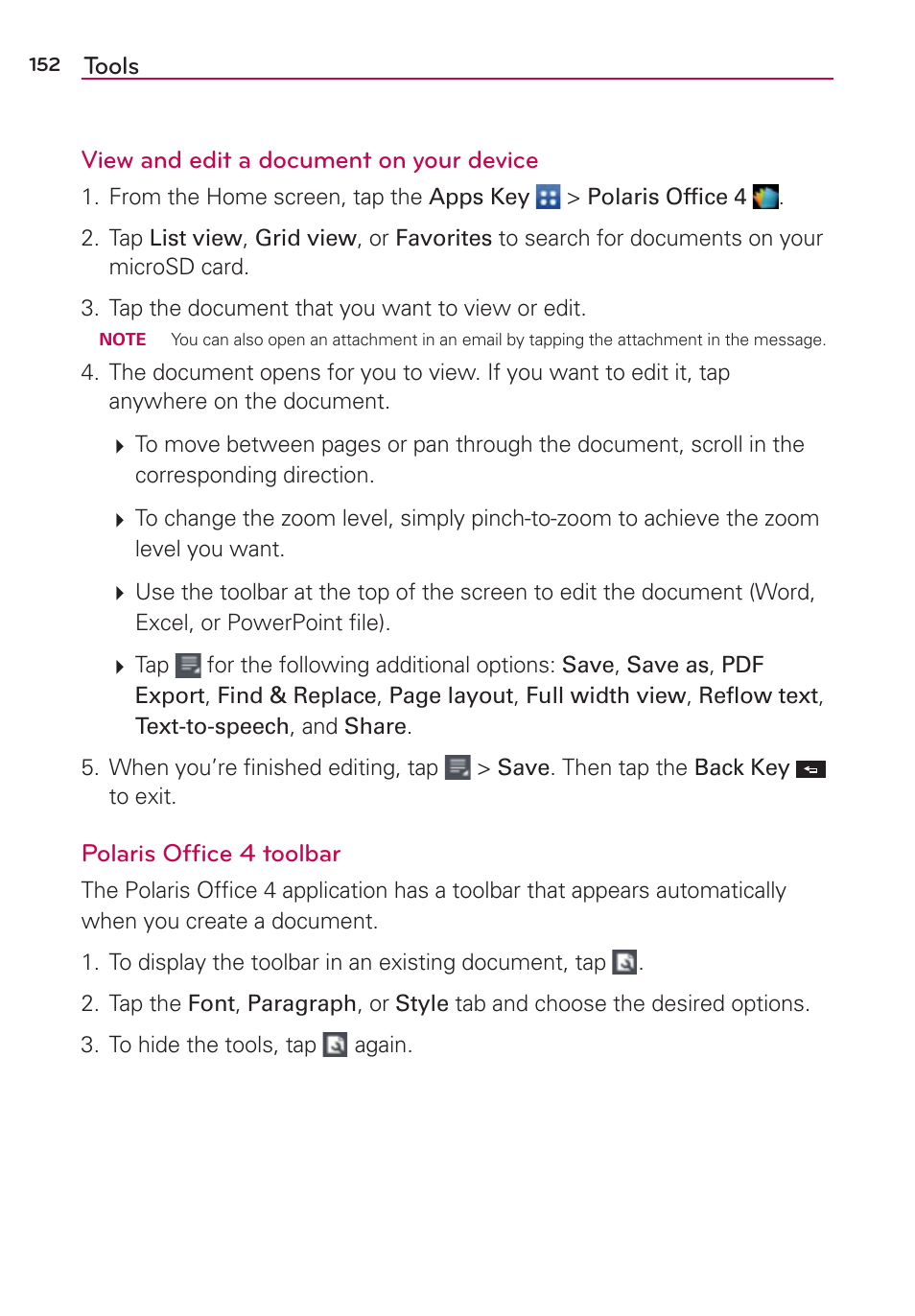LG LGVS870 User Manual | Page 154 / 223