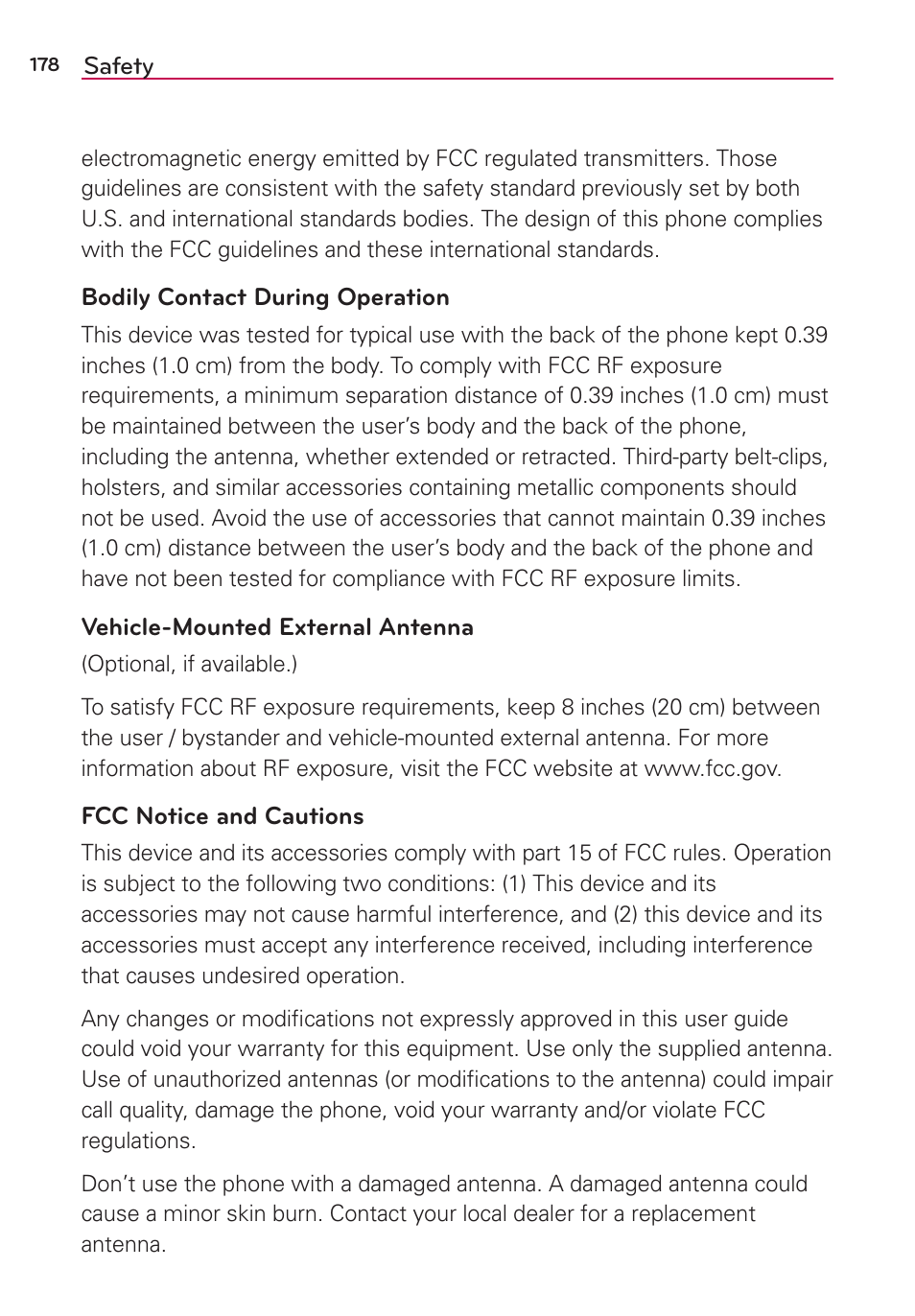 LG LGVS870 User Manual | Page 180 / 223