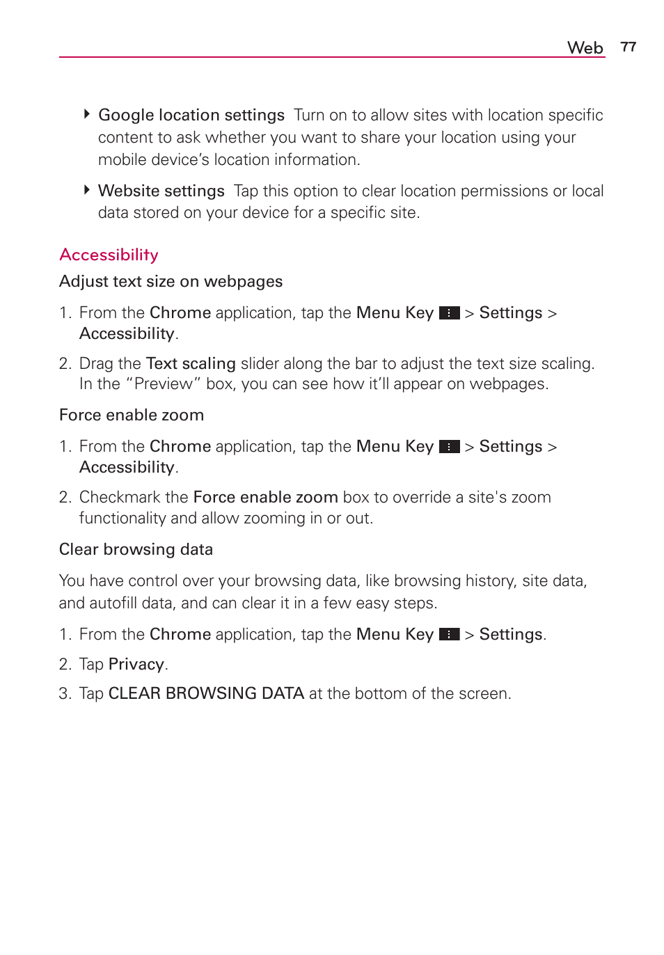 LG LGVS870 User Manual | Page 79 / 223