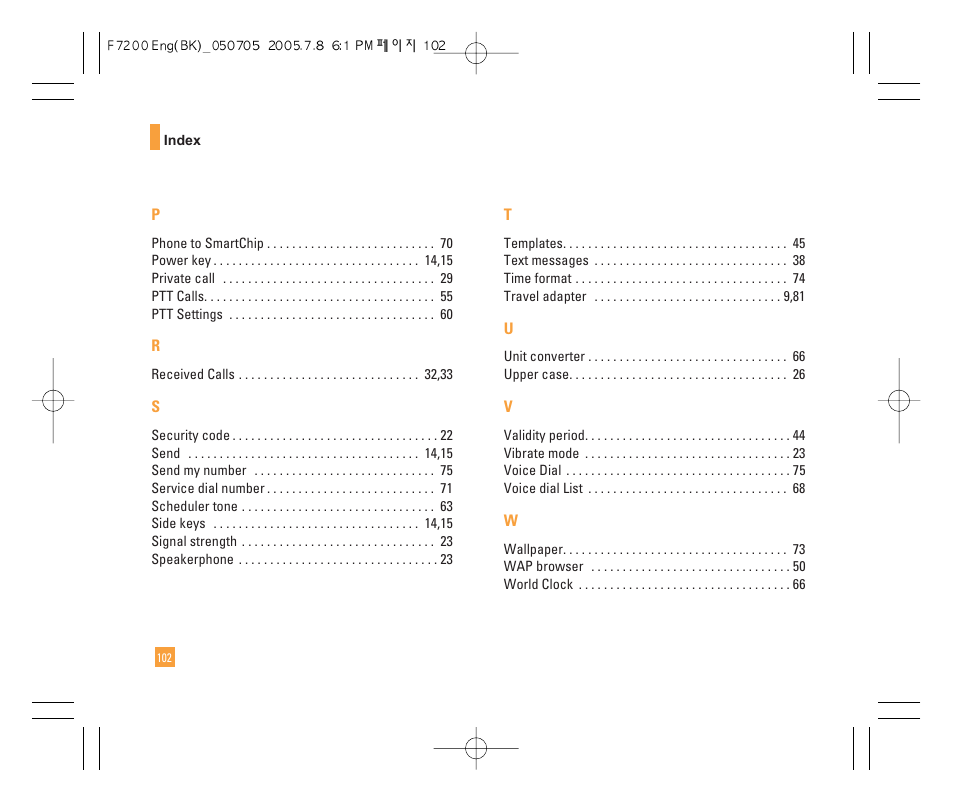 LG F7200 User Manual | Page 104 / 218
