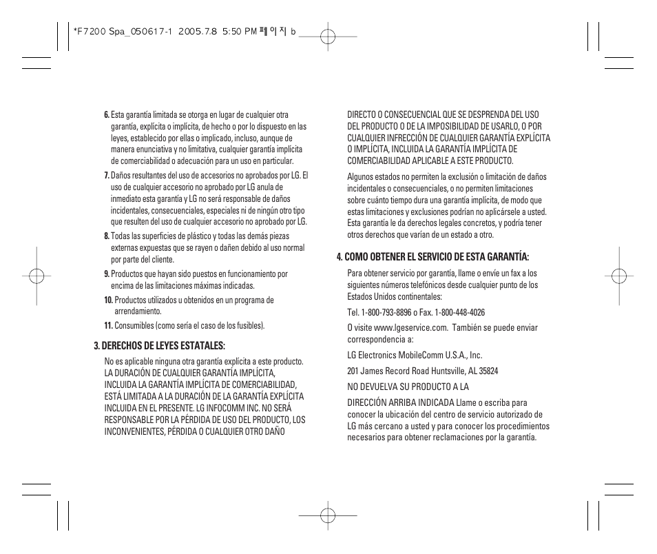 LG F7200 User Manual | Page 107 / 218