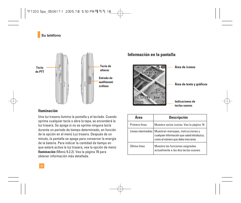 Información en la pantalla | LG F7200 User Manual | Page 123 / 218