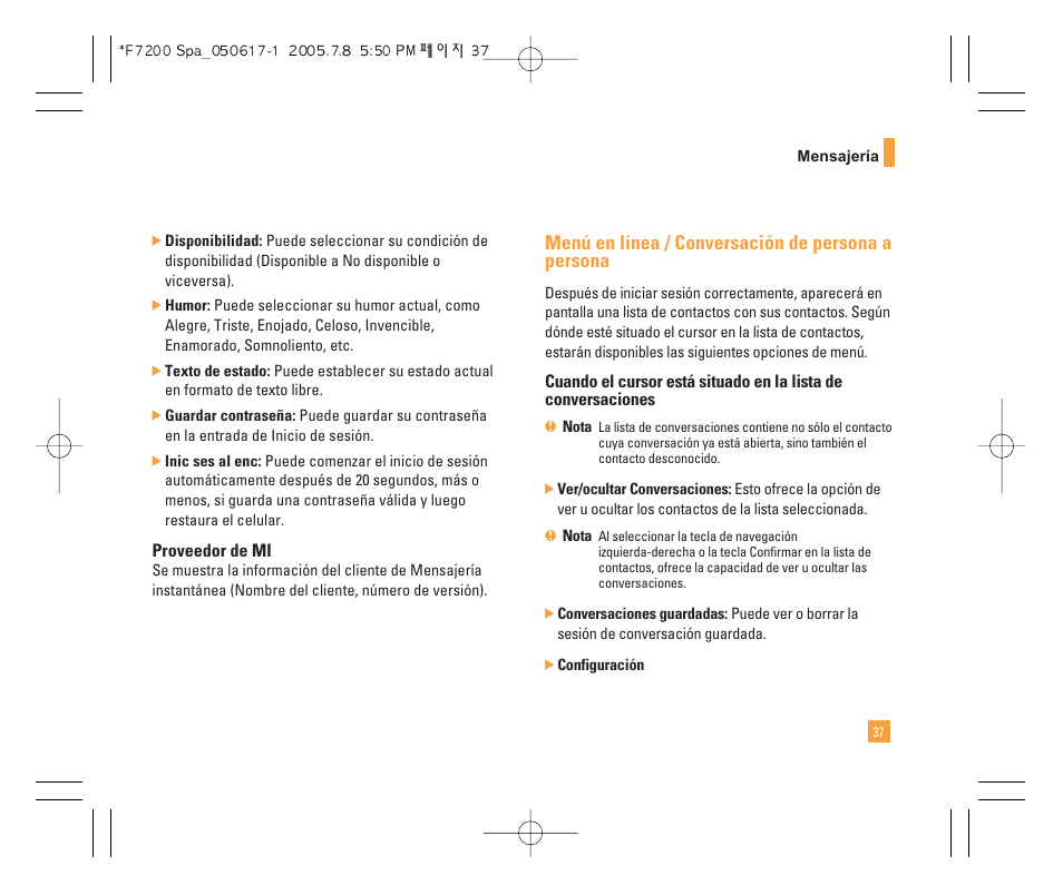 LG F7200 User Manual | Page 142 / 218