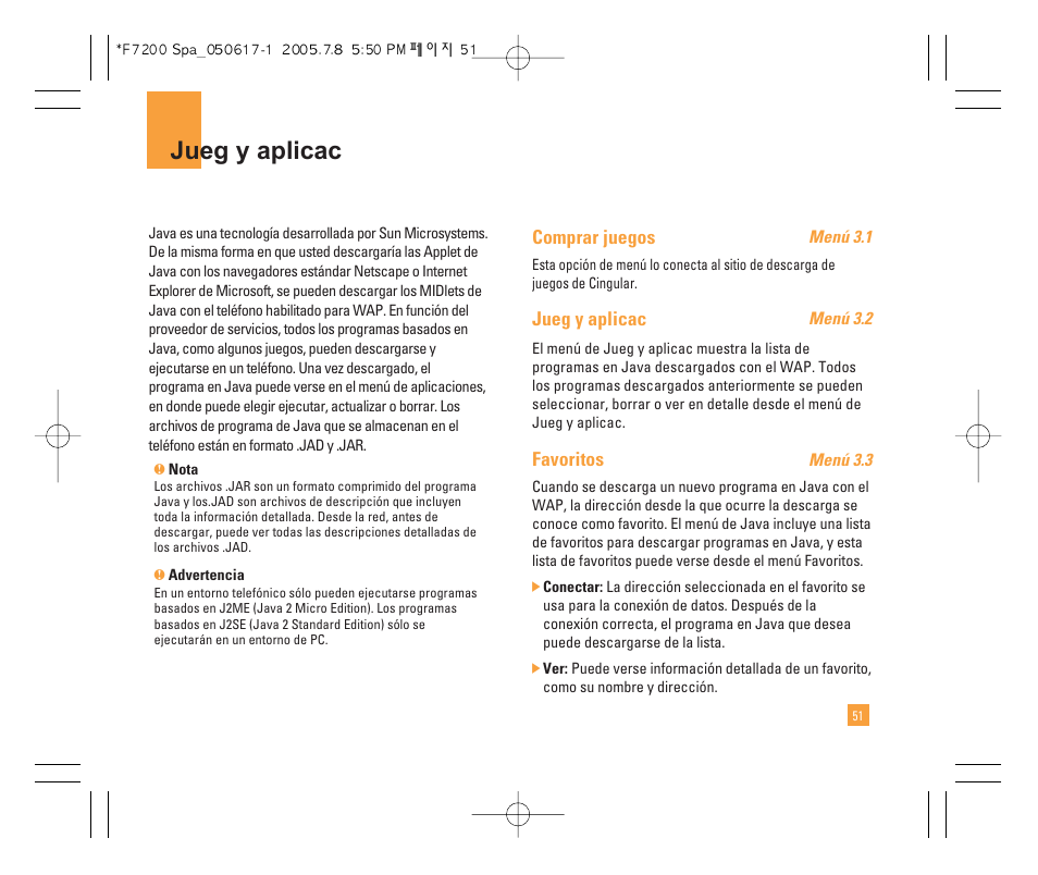 Jueg y aplicac | LG F7200 User Manual | Page 156 / 218