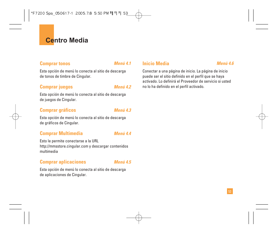 Centro media | LG F7200 User Manual | Page 158 / 218